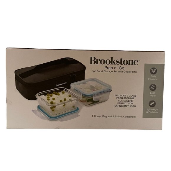 Brookstone Kitchen Brookstone Prep N Go 3 Piece Food Storage Set